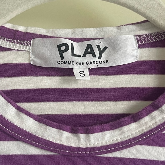 Comme des Garçons Play Striped Long Sleeve - Picture 5 of 6